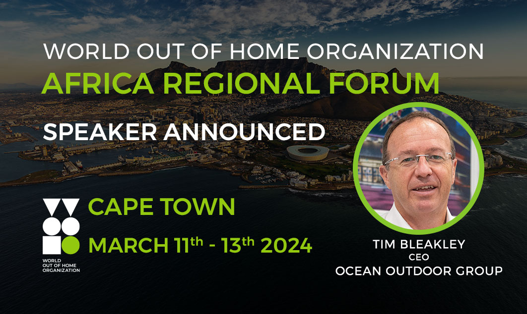 Speaker Announced: Tim Bleakley Ocean Outdoor Group CEO 
